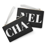 Cha-nel clutch black