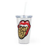 Leo world tour Plastic Tumbler with Straw