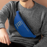 Royal blue fluent Italian Fanny pack