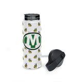 Medina Bees Stainless Steel Water Bottle, Standard Lid