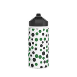 Medina Dots Stainless Steel Water Bottle, Standard Lid