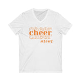 Padua Cheer Mom - Unisex Jersey Short Sleeve V-Neck Tee