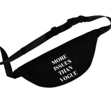 Black more issues than vogue Fanny pack