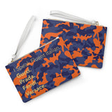 Clutch Fluent Italian - Navy/Orange Camo