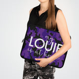 Purple camo left it at home Laptop Sleeve