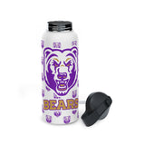 Bears Stainless Steel Water Bottle, Standard Lid