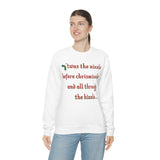 'twas the nizzle Unisex Heavy Blend™ Crewneck Sweatshirt