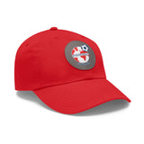 Internationals Dad Hat with Leather Patch (Round)