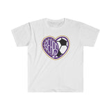 Bears Soccer Heart Unisex Softstyle T-Shirt