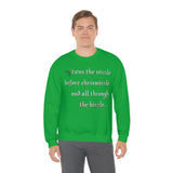 'twas the nizzle Unisex Heavy Blend™ Crewneck Sweatshirt