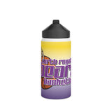 Bears Basketball Scratch Stainless Steel Water Bottle, Standard Lid