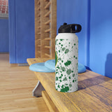 St Ed’s Stainless Steel Water Bottle, Standard Lid