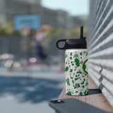 St Ed’s Stainless Steel Water Bottle, Standard Lid