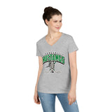 Strongsville hockey Ladies' V-Neck T-Shirt