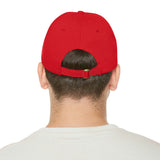 Internationals Dad Hat with Leather Patch (Round)