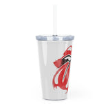 Kiss world tour plastic Tumbler with Straw