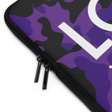 Purple camo left it at home Laptop Sleeve