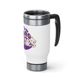 Bear Paw Stainless Steel Travel Mug with Handle, 14oz