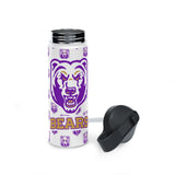 Bears Stainless Steel Water Bottle, Standard Lid