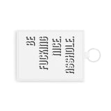 Saffiano be nice Leather Card Holder