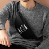 Black more issues than vogue Fanny pack
