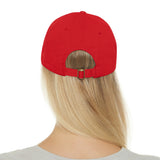 Internationals Dad Hat with Leather Patch (Round)