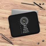 Black eye chart Laptop Sleeve