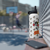 Bees all over Stainless Steel Water Bottle, Standard Lid