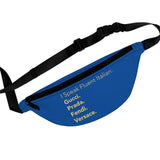Royal blue fluent Italian Fanny pack
