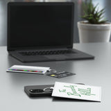 Saffiano green Beverly Hills Leather Card Holder