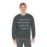 'twas the nizzle Unisex Heavy Blend™ Crewneck Sweatshirt