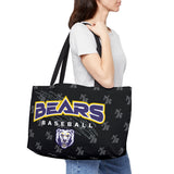 Bears Baseball Weekender Tote Bag