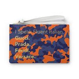 Clutch Fluent Italian - Navy/Orange Camo