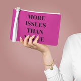 Hot pink more issues than vogue clutch