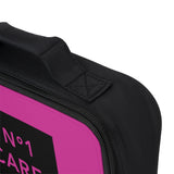 No 1 cares hot pink Lunch Bag