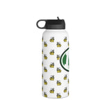 Medina Bees Stainless Steel Water Bottle, Standard Lid
