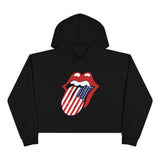 American world tour crop hoodie