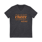 Padua Cheer Mom - Unisex Jersey Short Sleeve V-Neck Tee