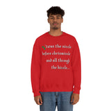 'twas the nizzle Unisex Heavy Blend™ Crewneck Sweatshirt