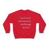 'twas the nizzle Unisex Heavy Blend™ Crewneck Sweatshirt