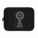 Black eye chart Laptop Sleeve