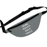 More issues than vogue gray Fanny pack