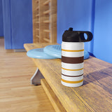 JAYTB Basketball Stainless Steel Water Bottle, Standard Lid