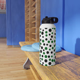 Medina Dots Stainless Steel Water Bottle, Standard Lid