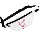 White and hot pink Beverly Hills Fanny pack