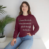 'twas the nizzle Unisex Heavy Blend™ Crewneck Sweatshirt