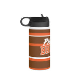 Padua Bruins Stainless Steel Water Bottle, Standard Lid