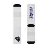 WHITE Vikings Sublimation Socks