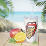 Leo world tour Plastic Tumbler with Straw