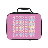 Good vibes light pink Lunch Bag